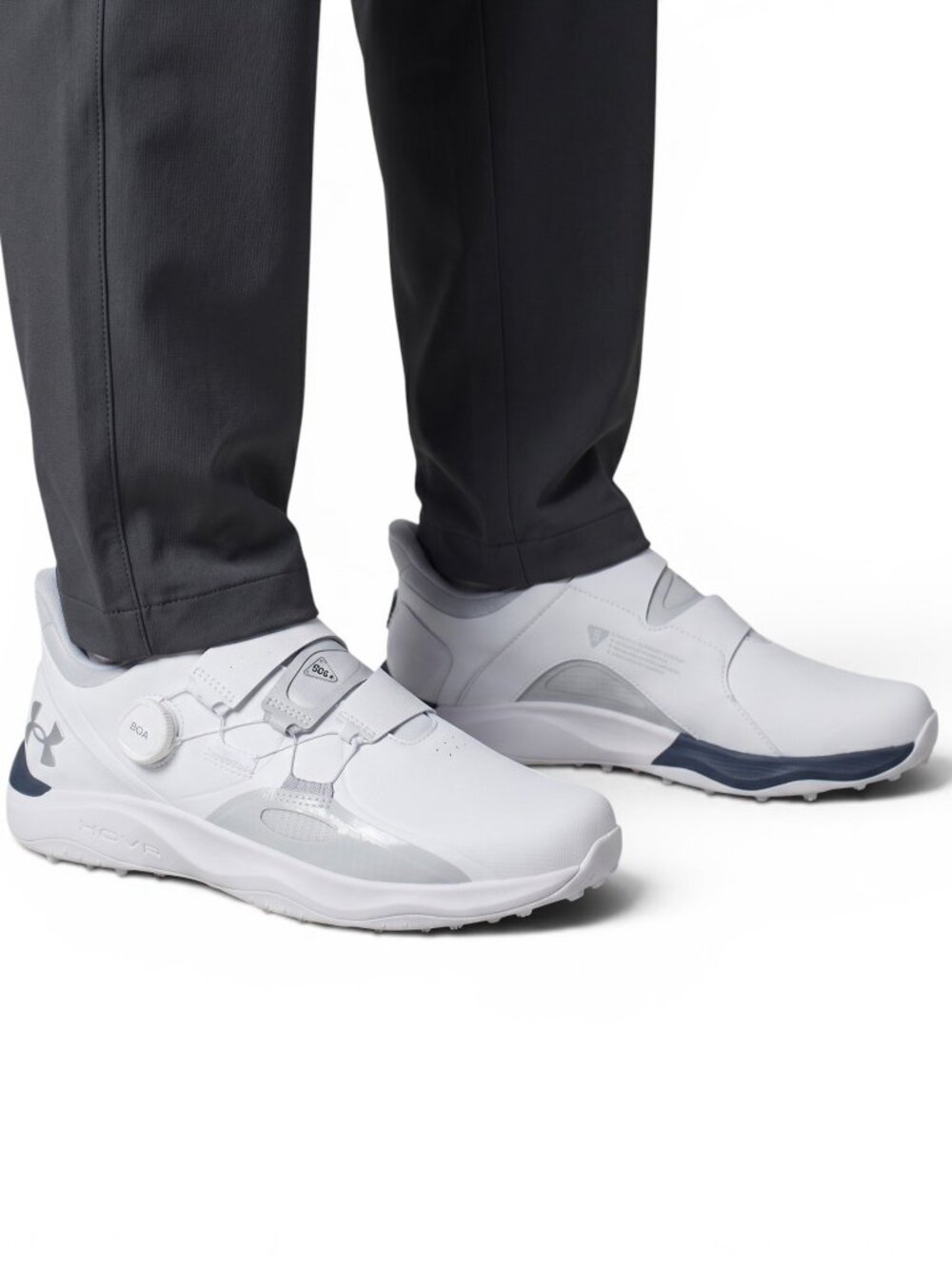NEW Under Armour Drive Pro Spikeless BOA Wide 2E Golf Shoes Size 10.5 Waterproof
